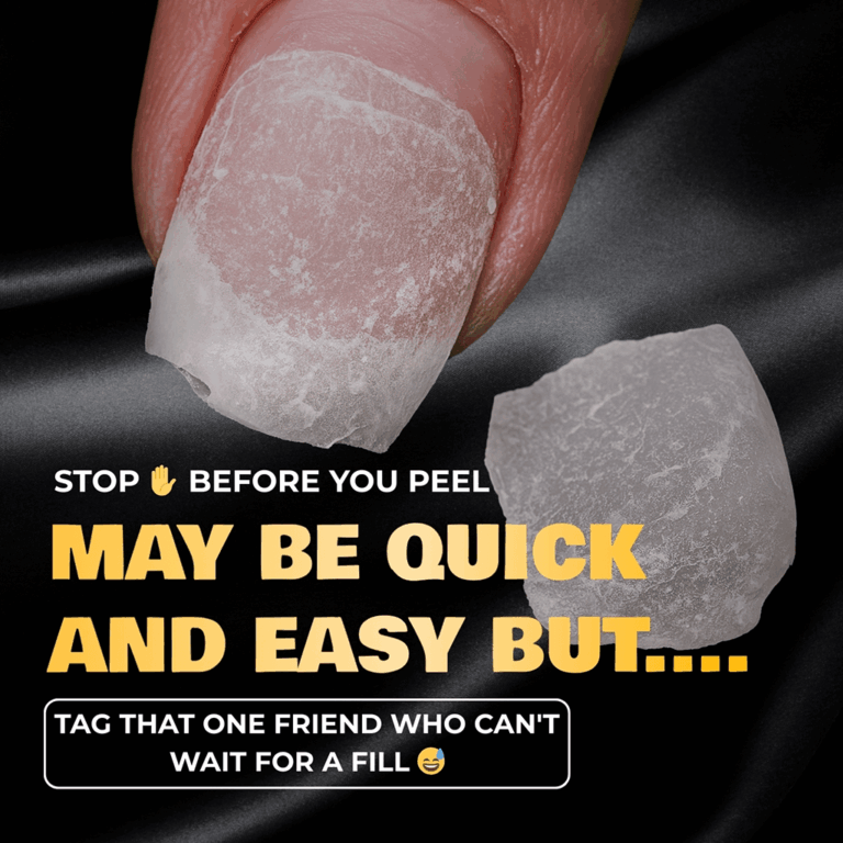 STOP ✋ Before You Peel — Healthy Nail Removal Matters